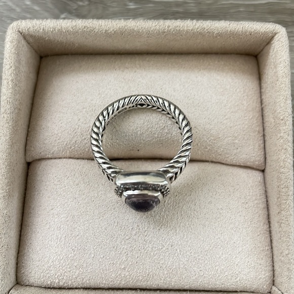 David Yurman ‘Albion’ Ring (Black Orchid & Diamonds) - Picture 2 of 6